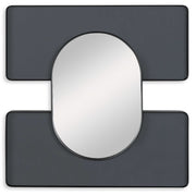 Embrace Square Mirror in Smoke