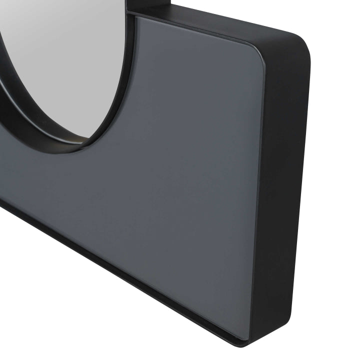 Uttermost Embrace Square Mirror in Smoke