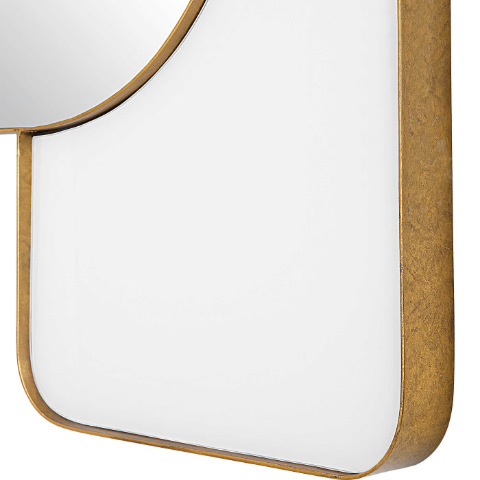 Uttermost Embrace Square Mirror in White