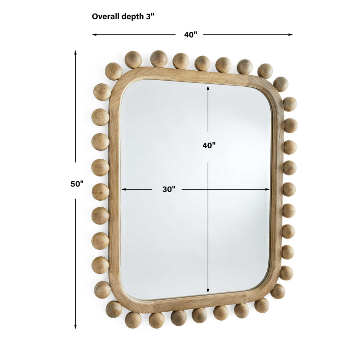 Uttermost Brianza Mirror - 40x50 Natural