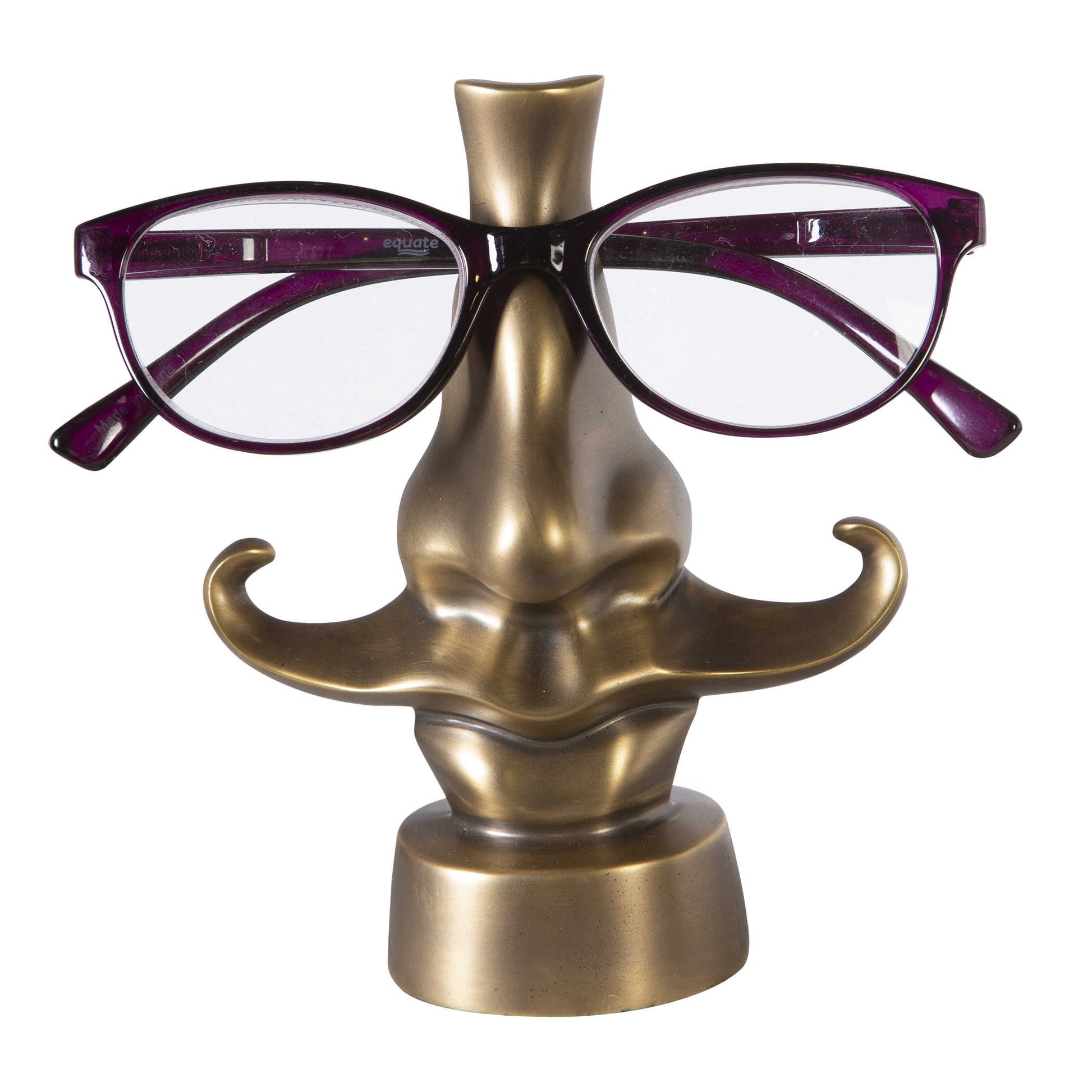 The Eyes Have It Glasses Stand Handlebar in Brass