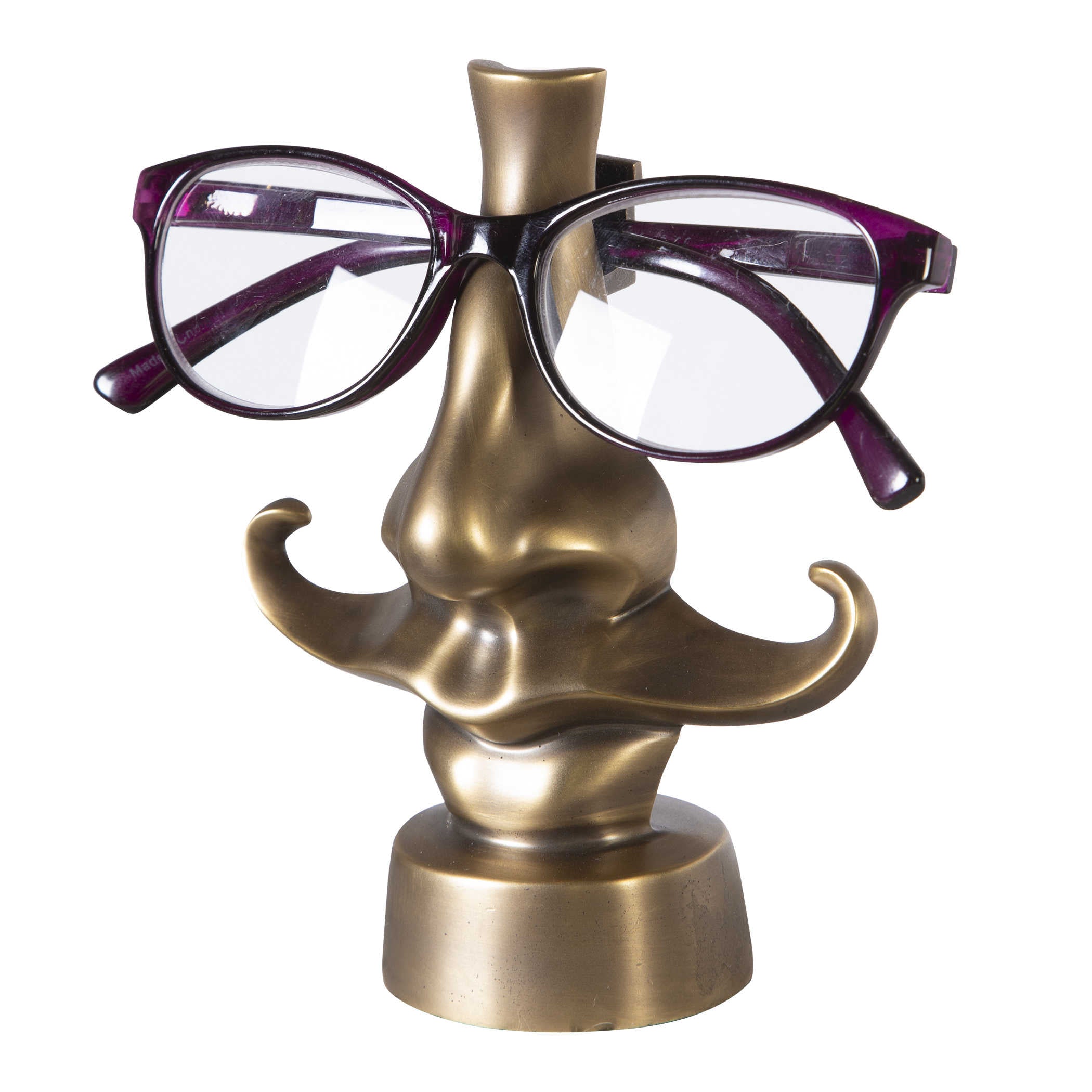 Uttermost The Eyes Have It Glasses Stand Handlebar in Brass