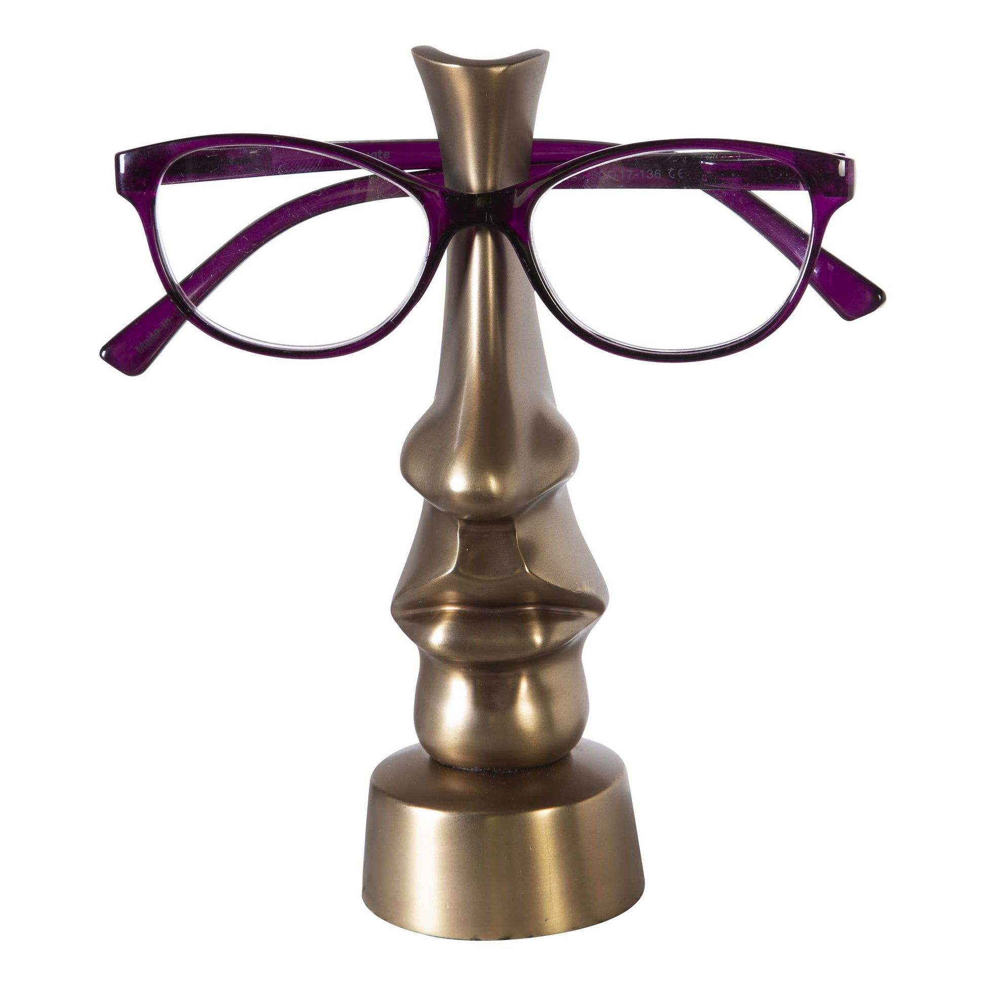Her Eyes Have It Glasses Stand in Brass
