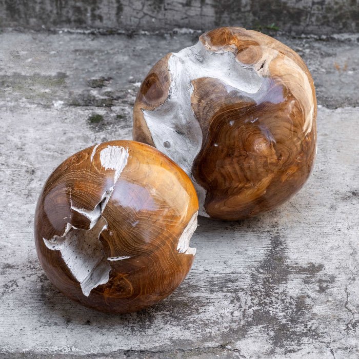 Uttermost Teak Rounds, Set of 2