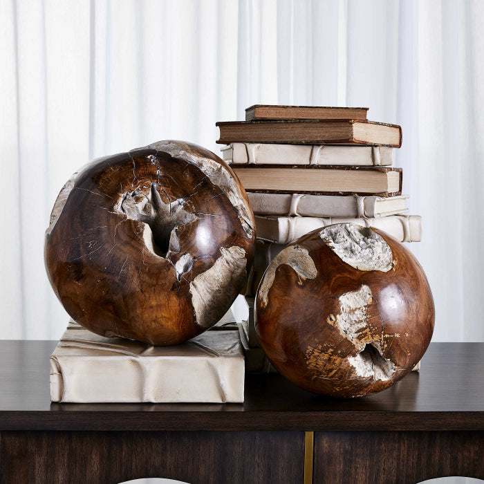 Uttermost Teak Rounds, Set of 2