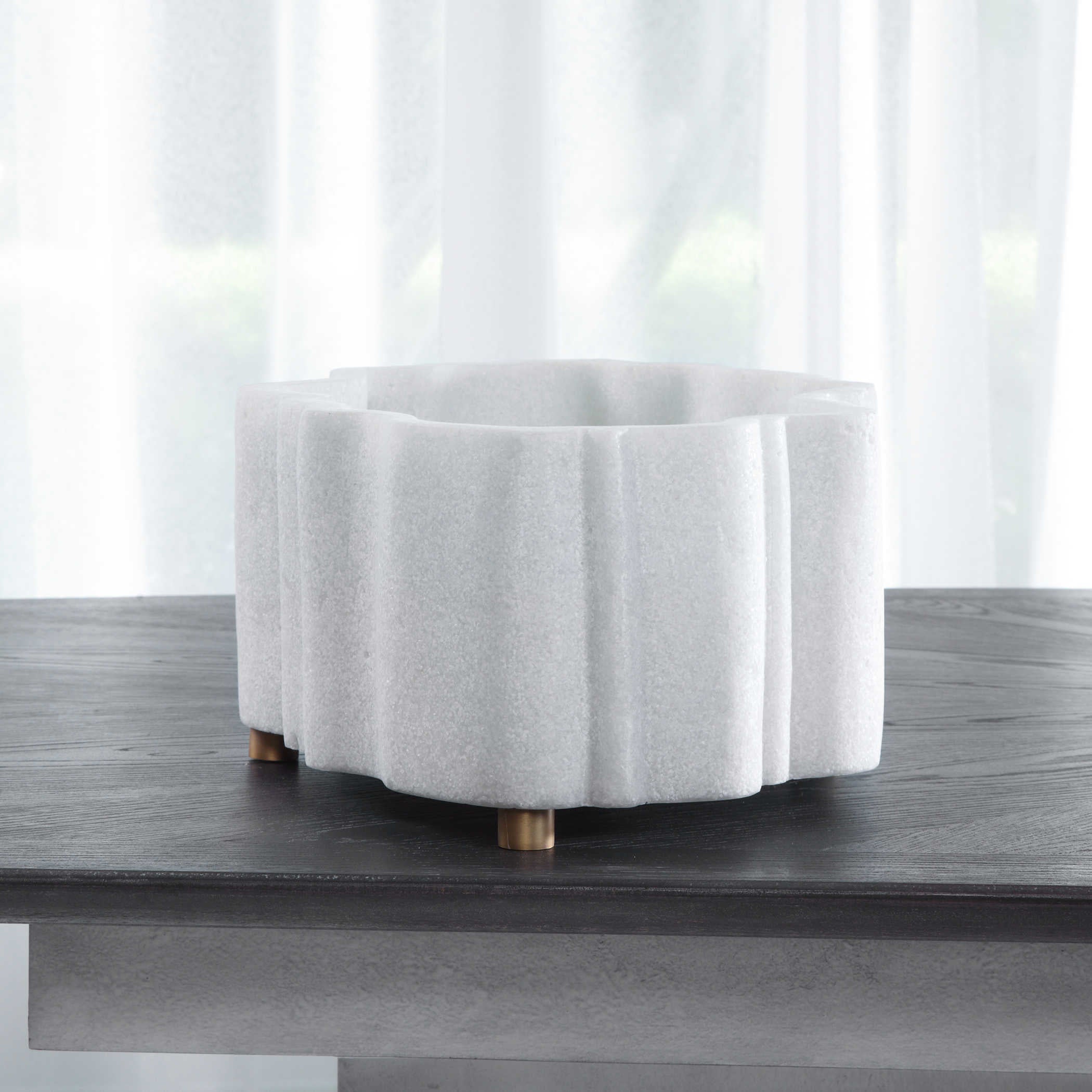 Uttermost Ripple Planter - Oval