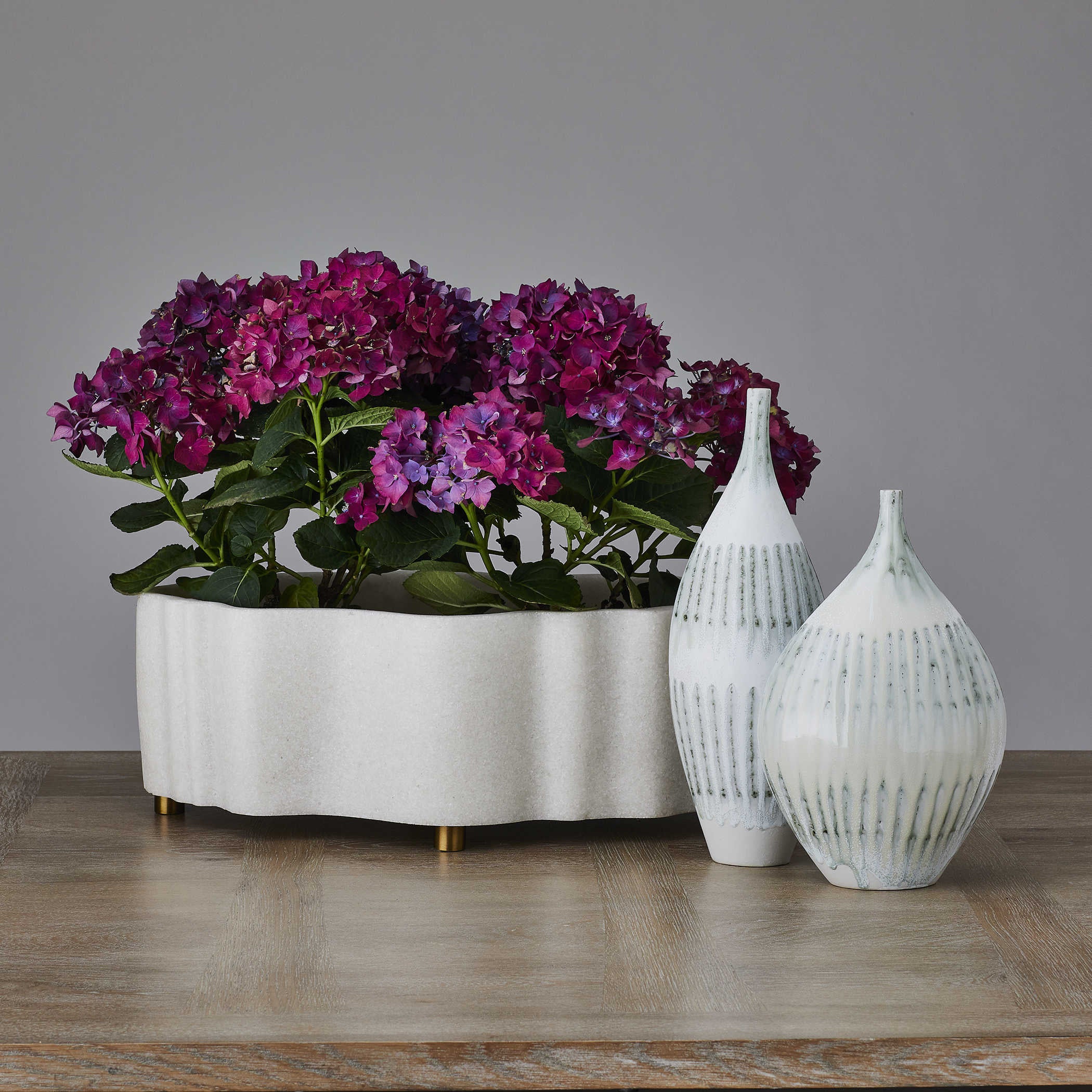 Uttermost Ripple Planter - Oval