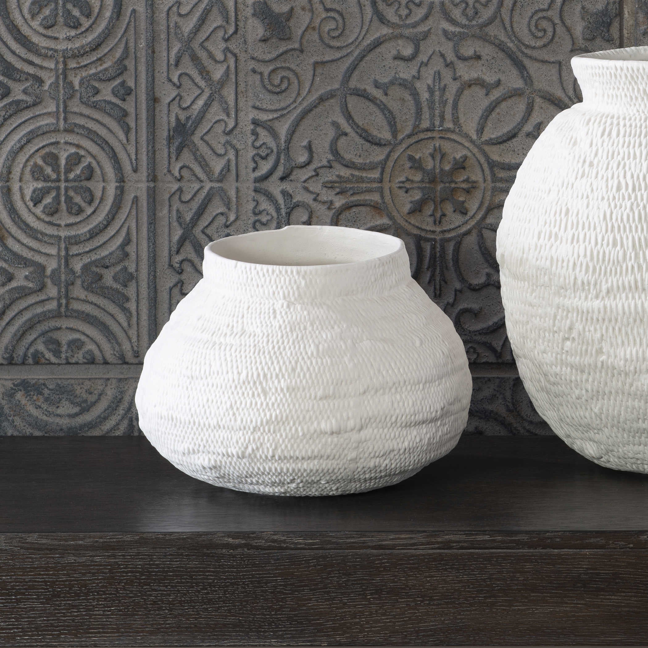 Uttermost Legacy Basket Vase - Small