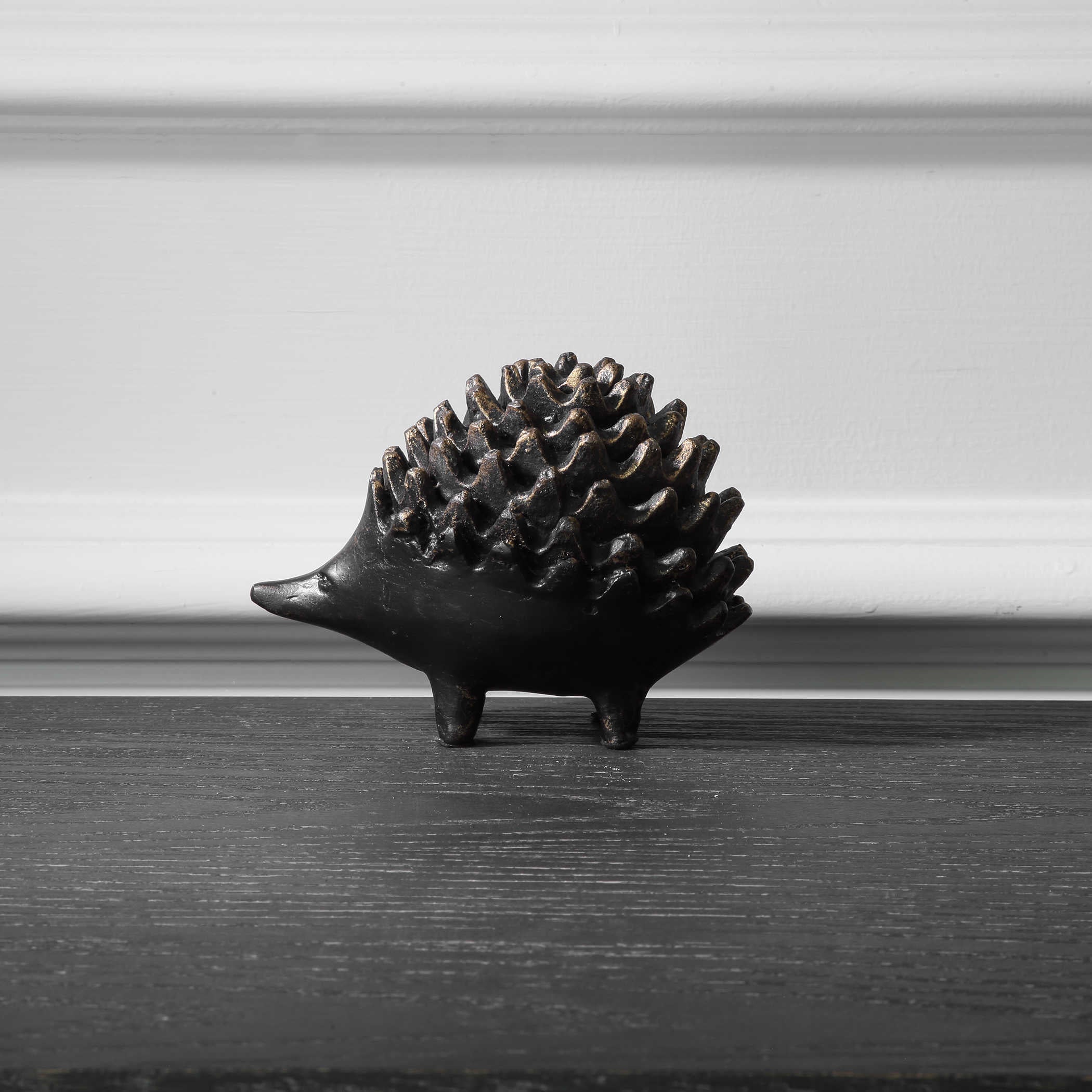 Uttermost Hedging Your Bet Hedgehog Sculpture in Bronze