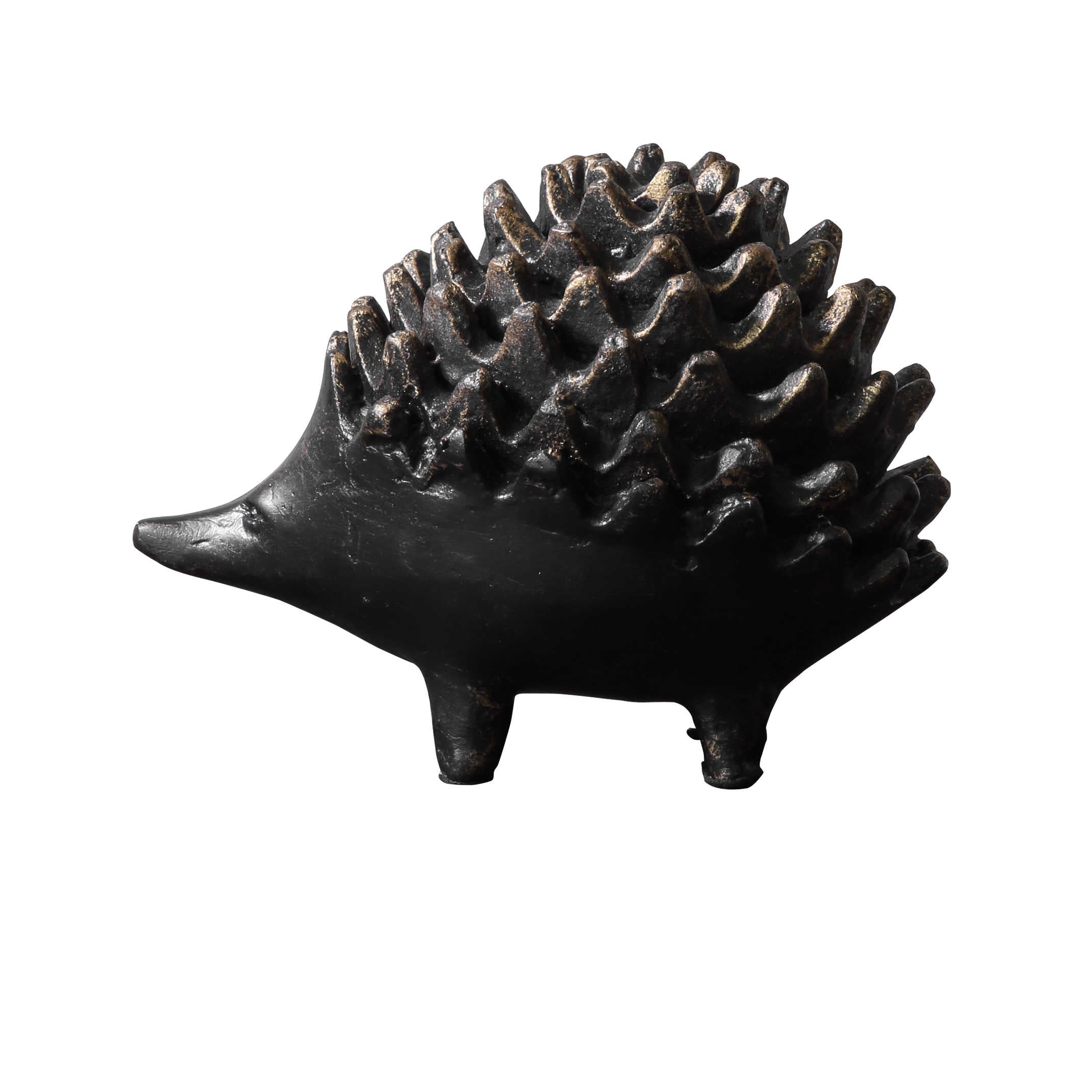 Uttermost Hedging Your Bet Hedgehog Sculpture in Bronze