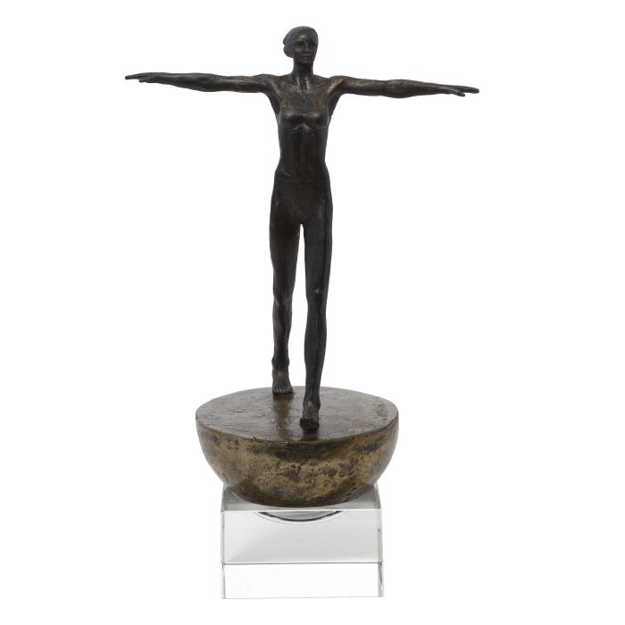 Uttermost Woman Finding Balance Sculpture