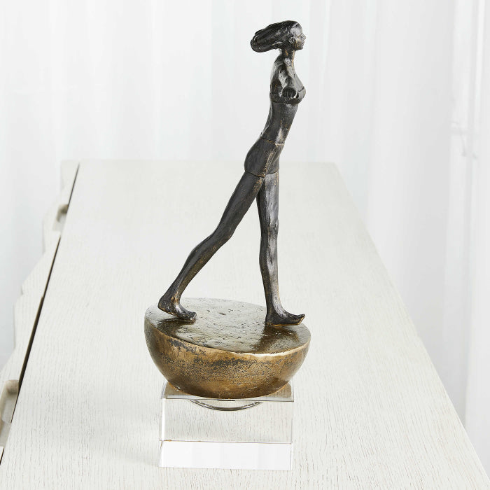 Uttermost Woman Finding Balance Sculpture