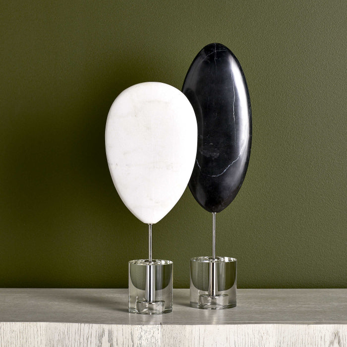 Uttermost  Ellipse Sculpture - White
