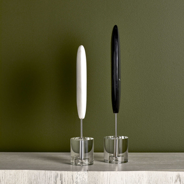 Uttermost  Ellipse Sculpture - White