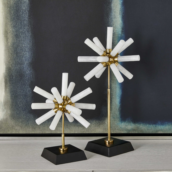 Uttermost Snowflake Sculptures, Set of 2