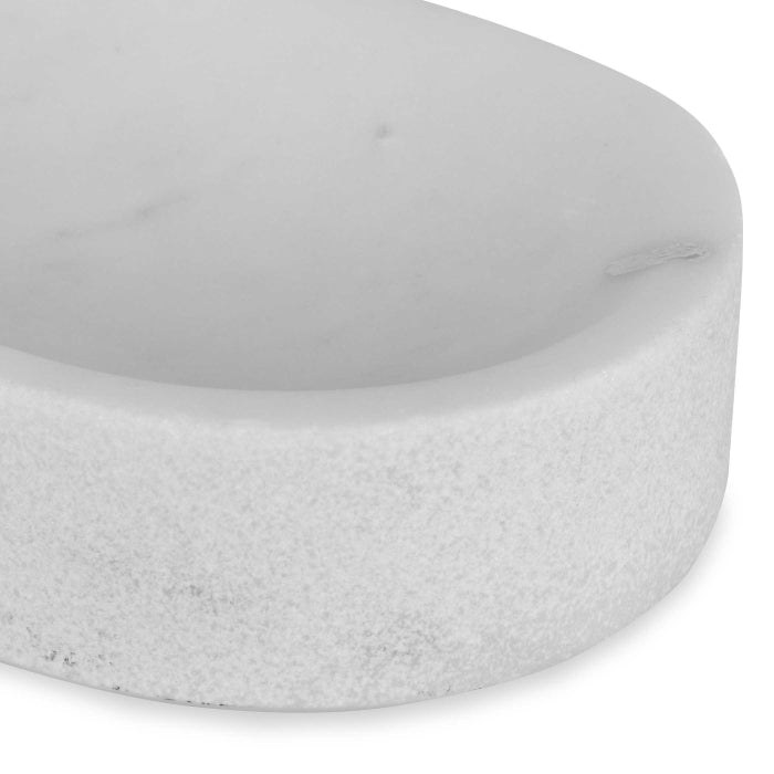 Uttermost Big Pill Bowl/Tray - White Marble