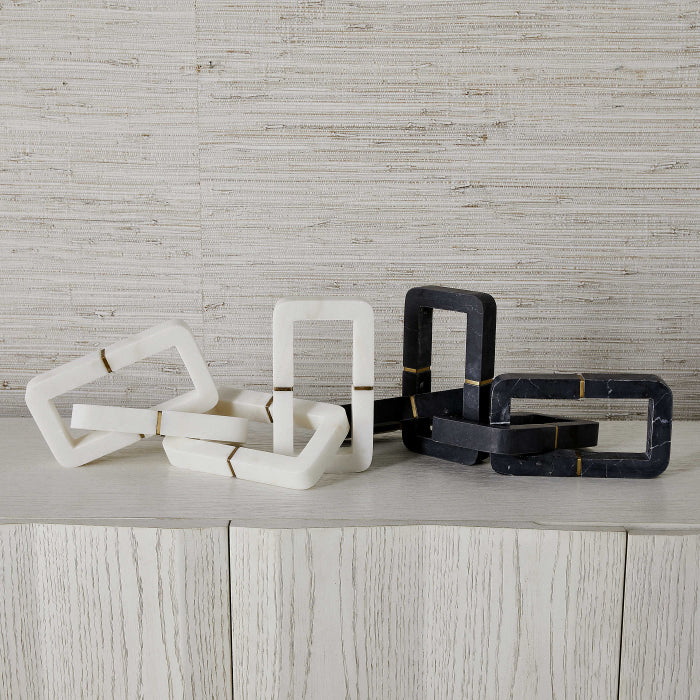 Uttermost Connection Sculpture - White Marble