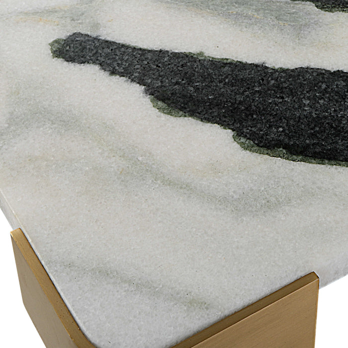 Uttermost Elevated Tray/Plateau - Panda Marble Medium