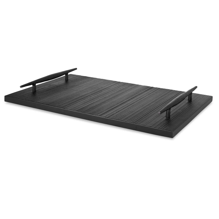 Uttermost Get a Grip Tray - Black Marble