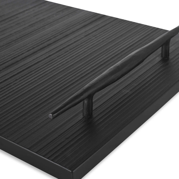 Uttermost Get a Grip Tray - Black Marble