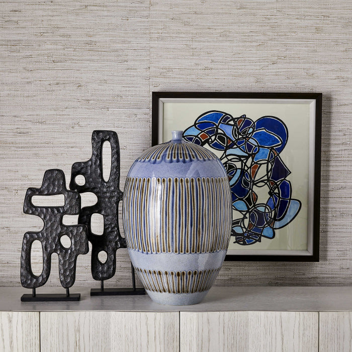 Uttermost Black Label Chiseled Silhouette Sculpture - Small