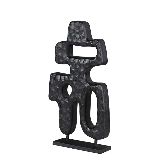 Uttermost Black Label Chiseled Silhouette Sculpture - Small