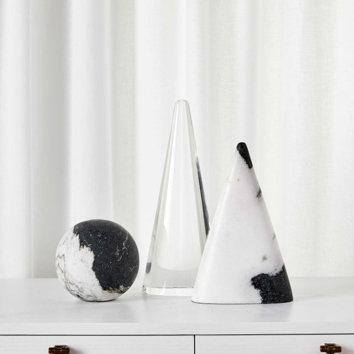 Uttermost Apex Sculpture - Panda Marble