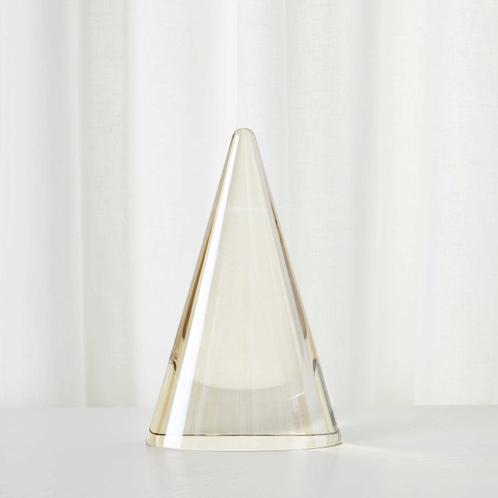Uttermost Apex Sculpture in Champagne Crystal