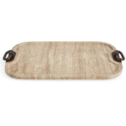 Hippodrome Tray in Travertine