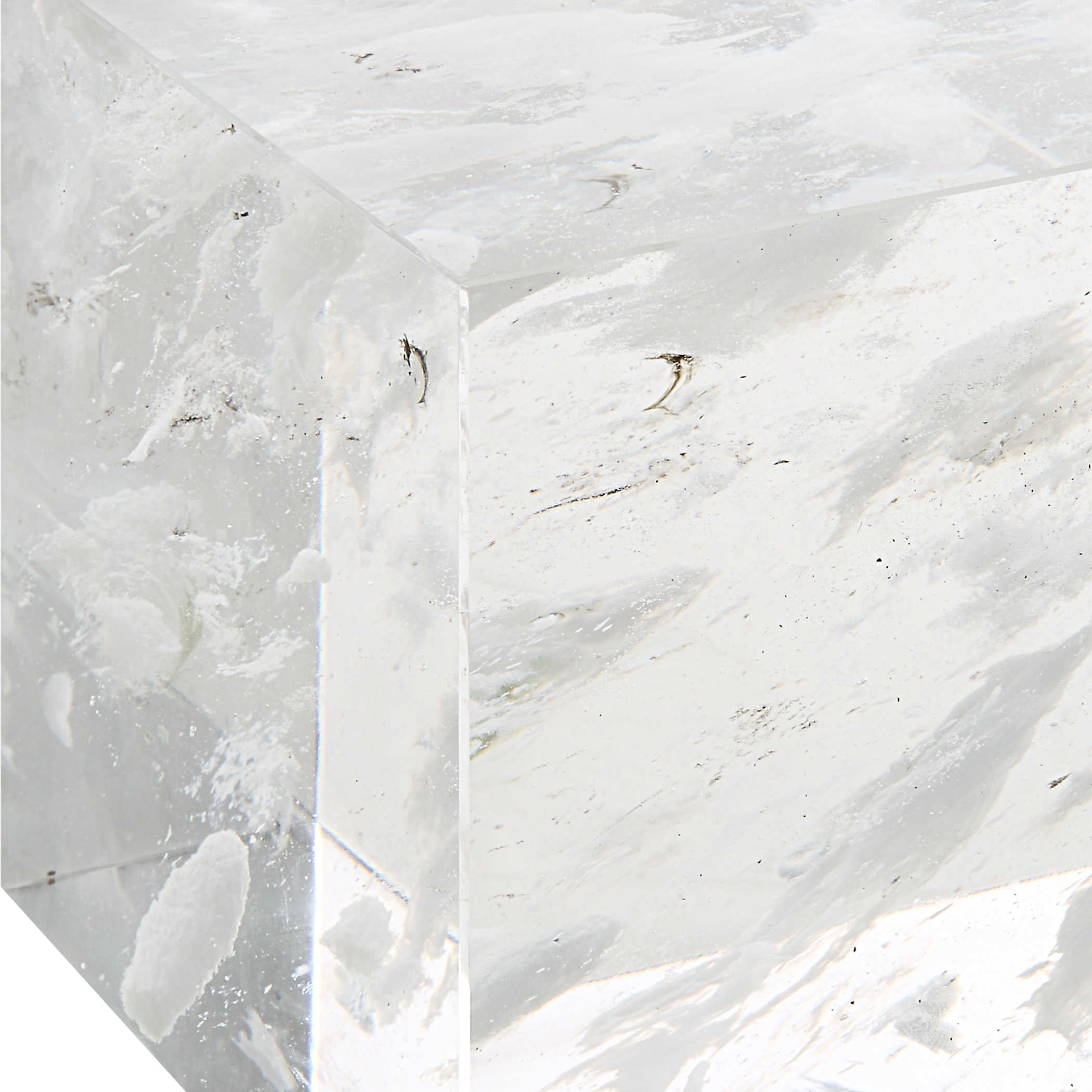 Uttermost Cube Sculptures in Manmade Quartz - Set of 2