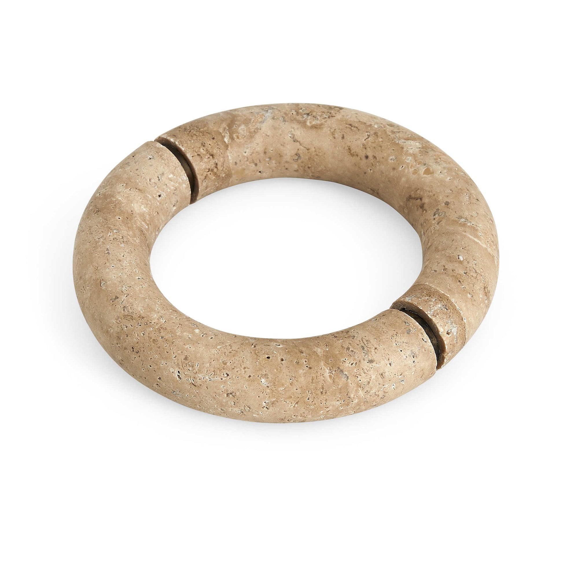Anchor Round Marble Link Sculpture