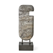 Ancient Lore Sculpture Travertine - Tall