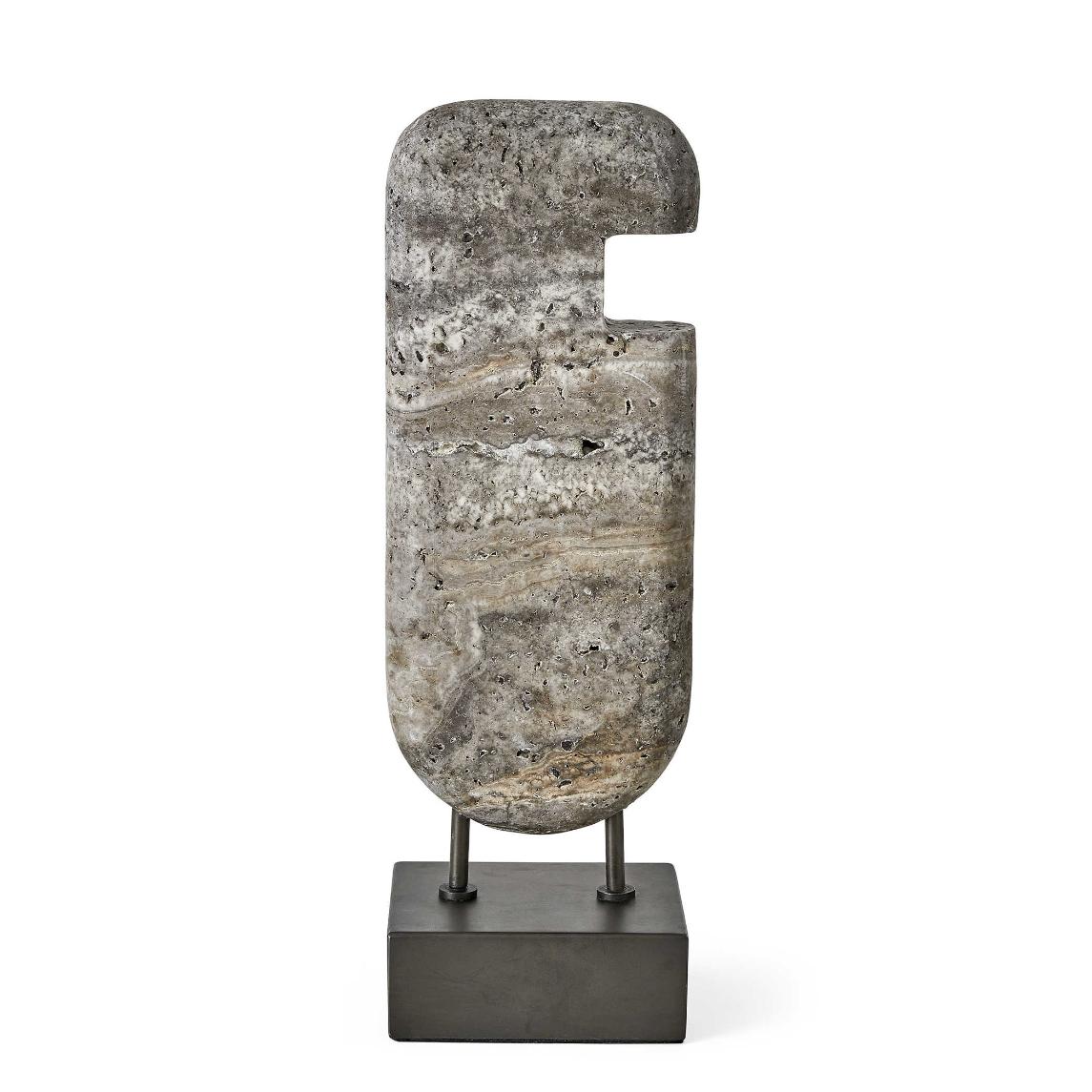Ancient Lore Sculpture Travertine - Tall