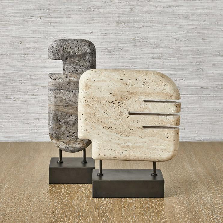 Uttermost Ancient Lore Sculpture Travertine - Tall