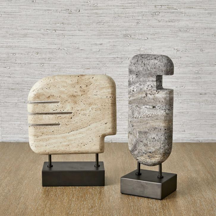 Uttermost Ancient Lore Sculpture Travertine - Medium