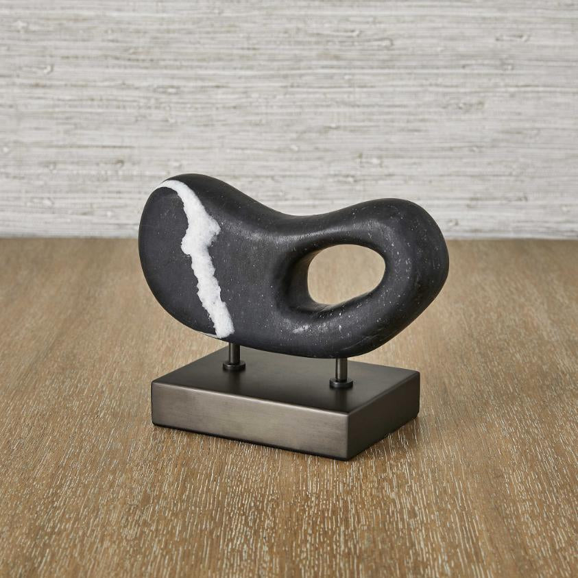 Uttermost Single Vision Sculpture in Black Marble