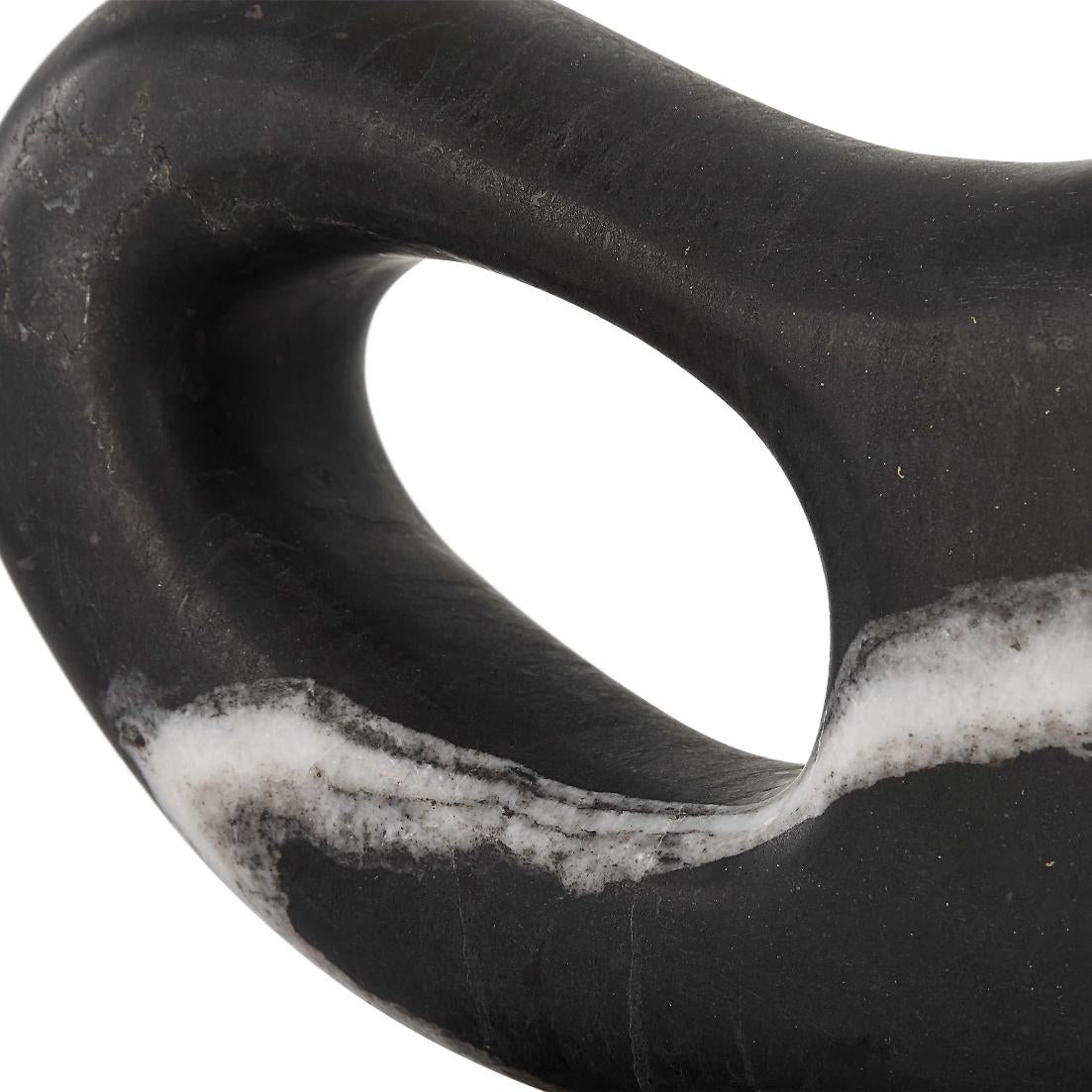 Uttermost Single Vision Sculpture in Black Marble
