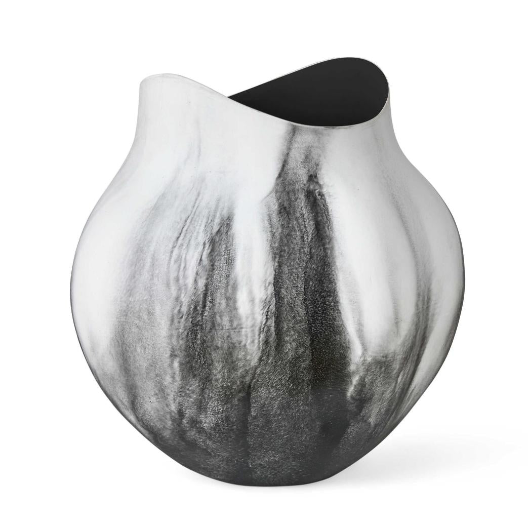Uttermost Vapor Vase Black & White