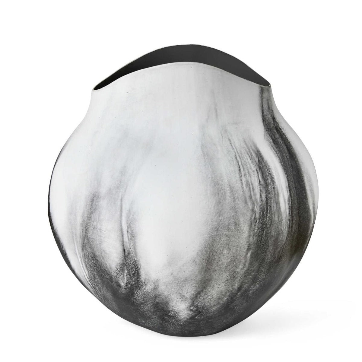 Uttermost Vapor Vase Black & White