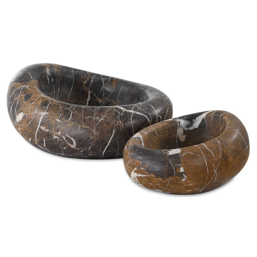 Swaddle Bowls in Michelangelo Marble Set of 2