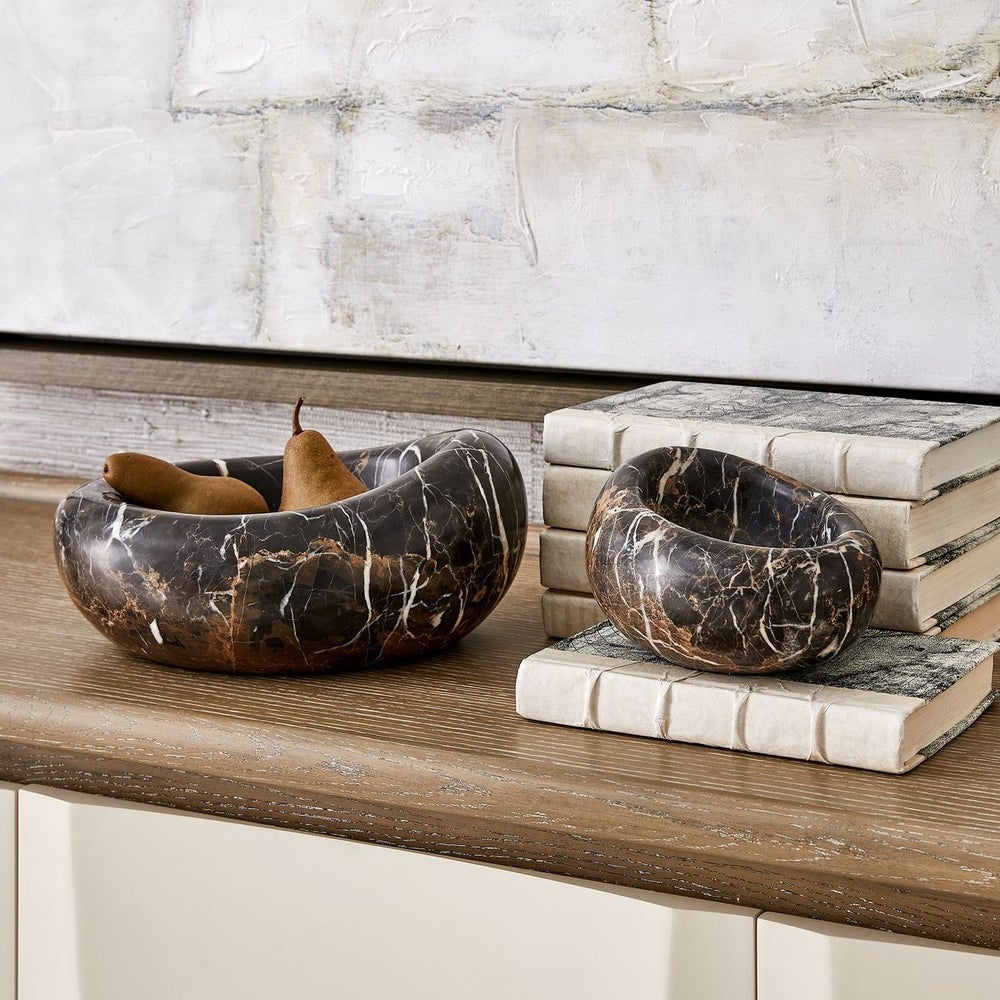 Uttermost Swaddle Bowls in Michelangelo Marble Set of 2