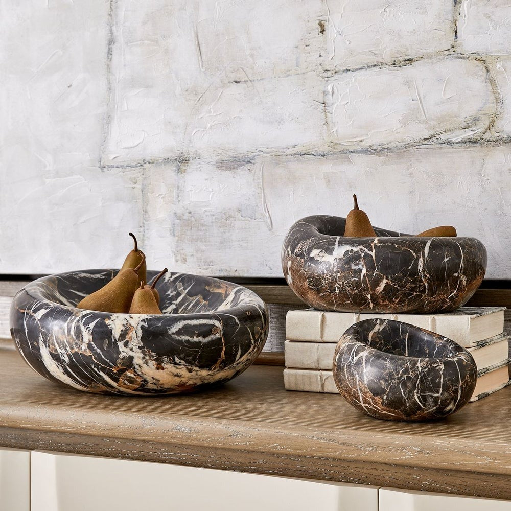 Uttermost Swaddle Bowls in Michelangelo Marble Set of 2