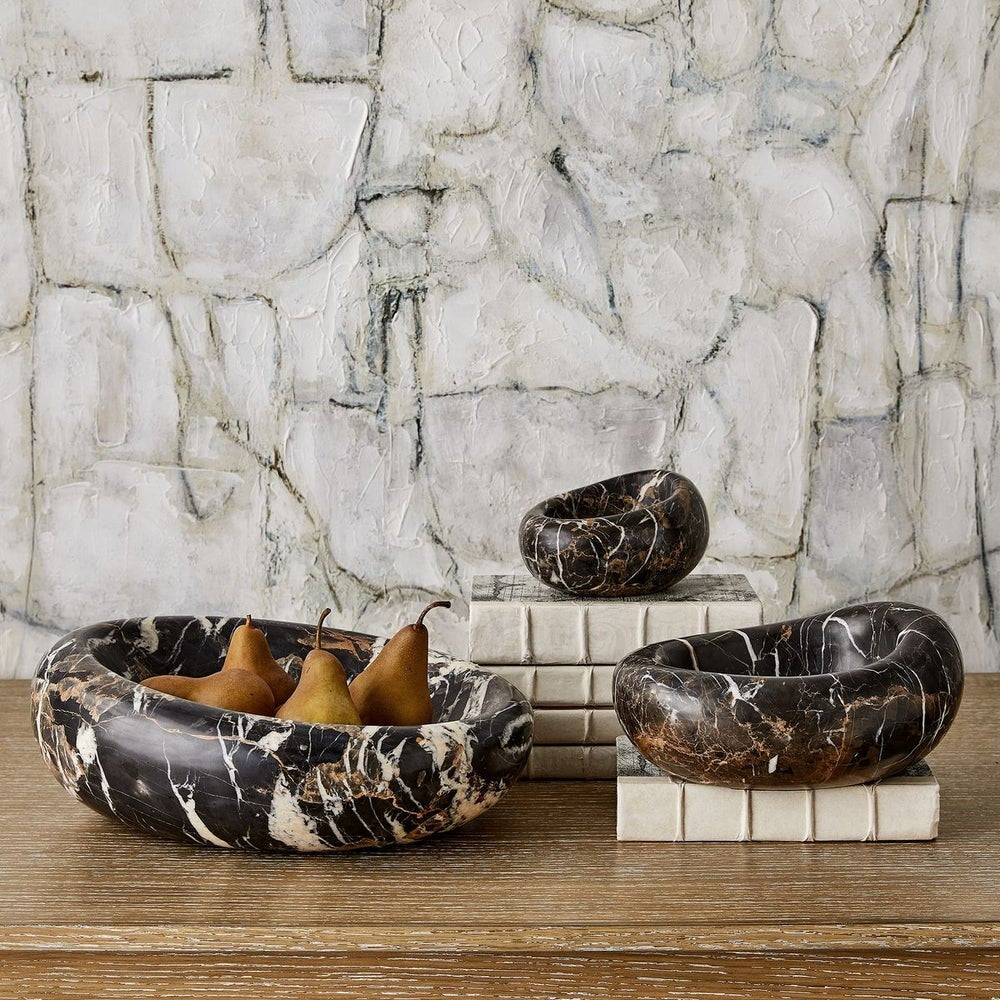 Uttermost Swaddle Bowl in Michelangelo Marble Large