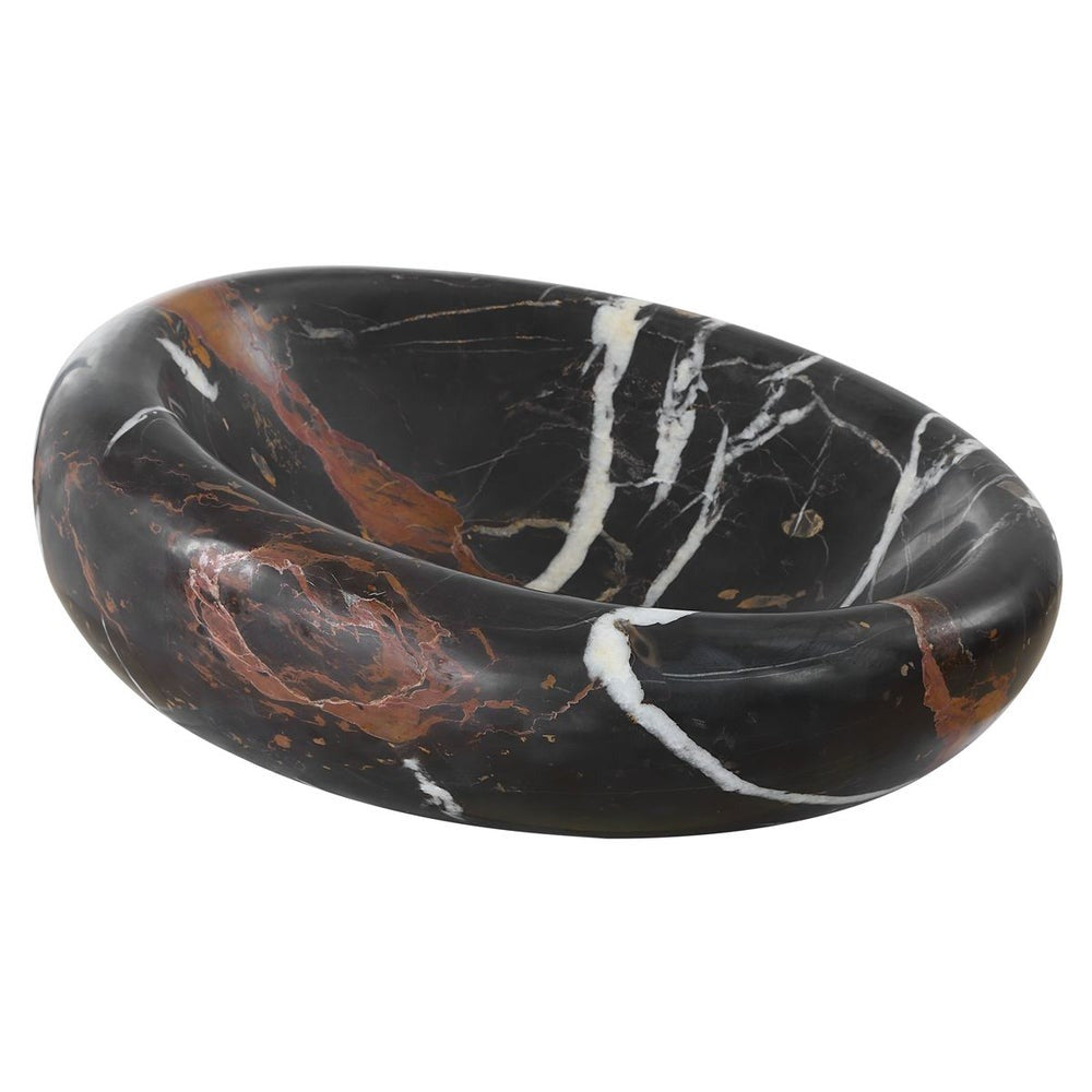 Uttermost Swaddle Bowl in Michelangelo Marble Large