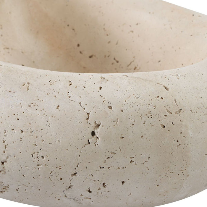 Uttermost Swaddle Bowls in Travertine Set of 2
