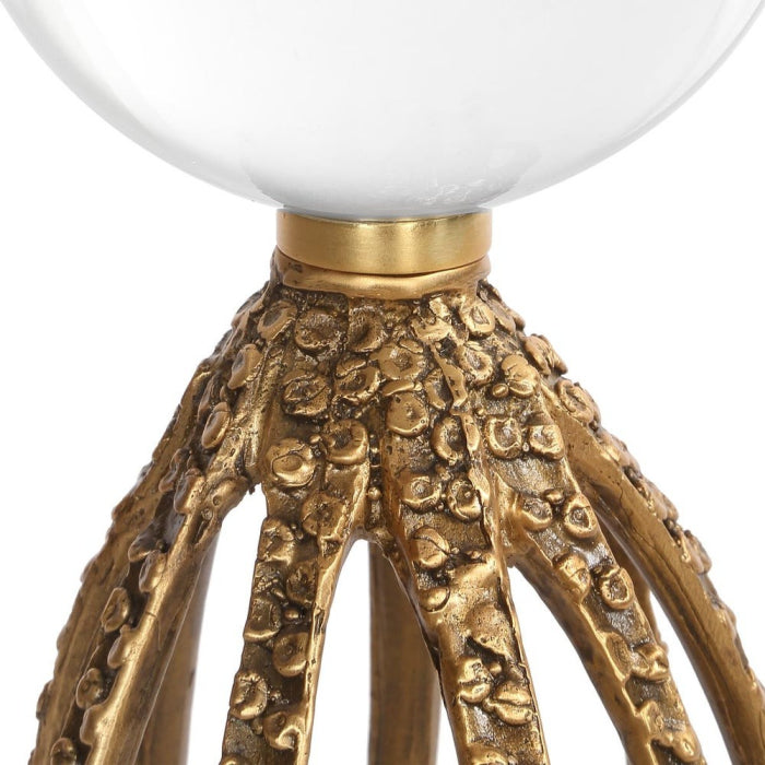 Uttermost Under the Sea Octopus Ornament in Brass - Set of 2