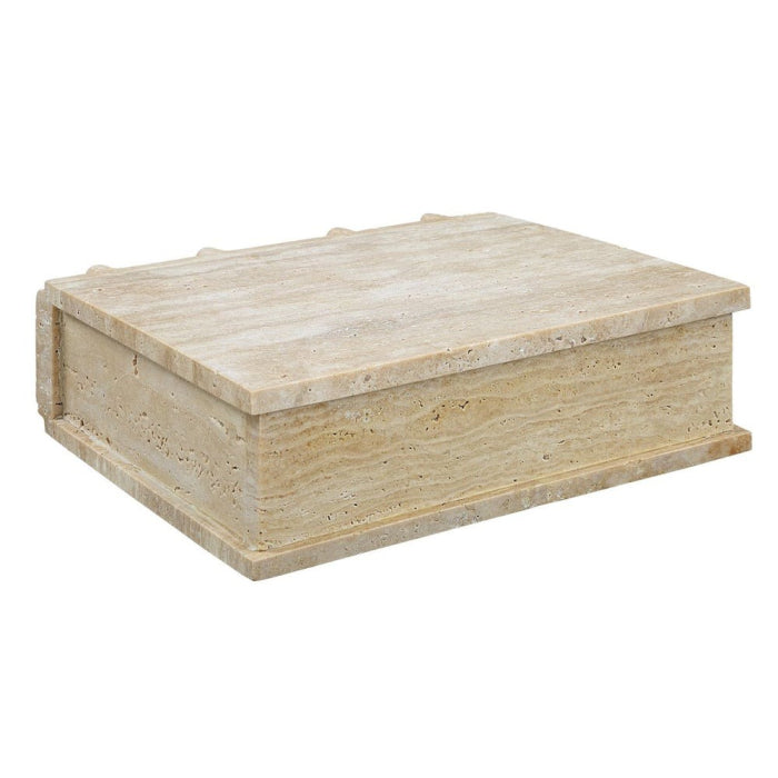 Uttermost Novel Box in Travertine Small
