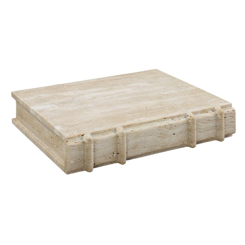 Novel Box in Travertine Large