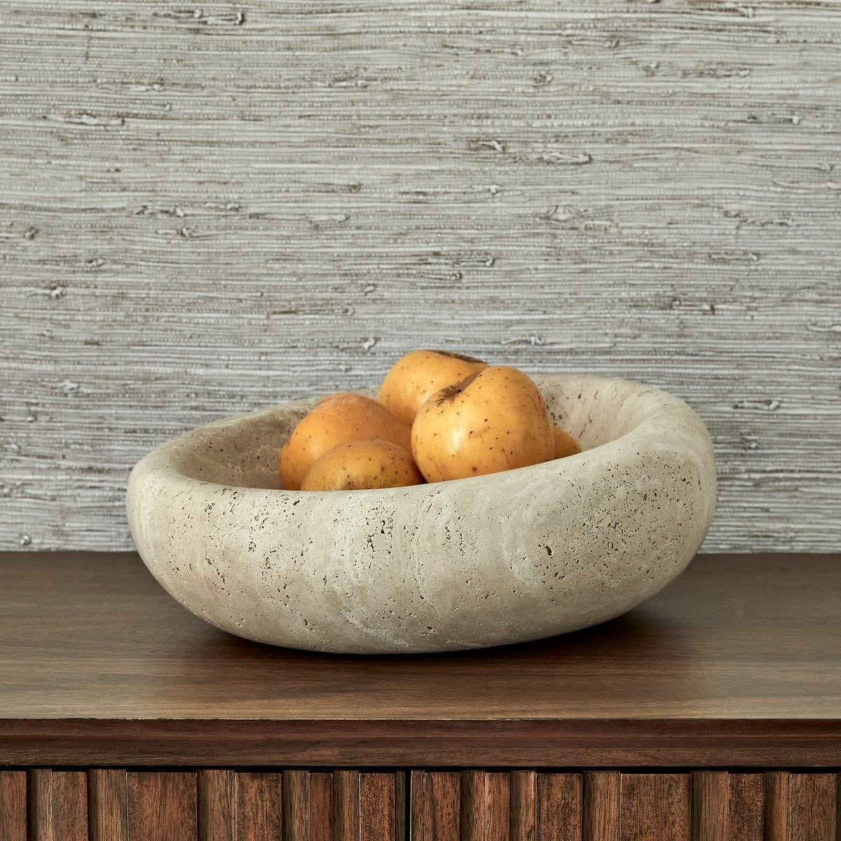 Uttermost Swaddle Bowl - Travertine Large