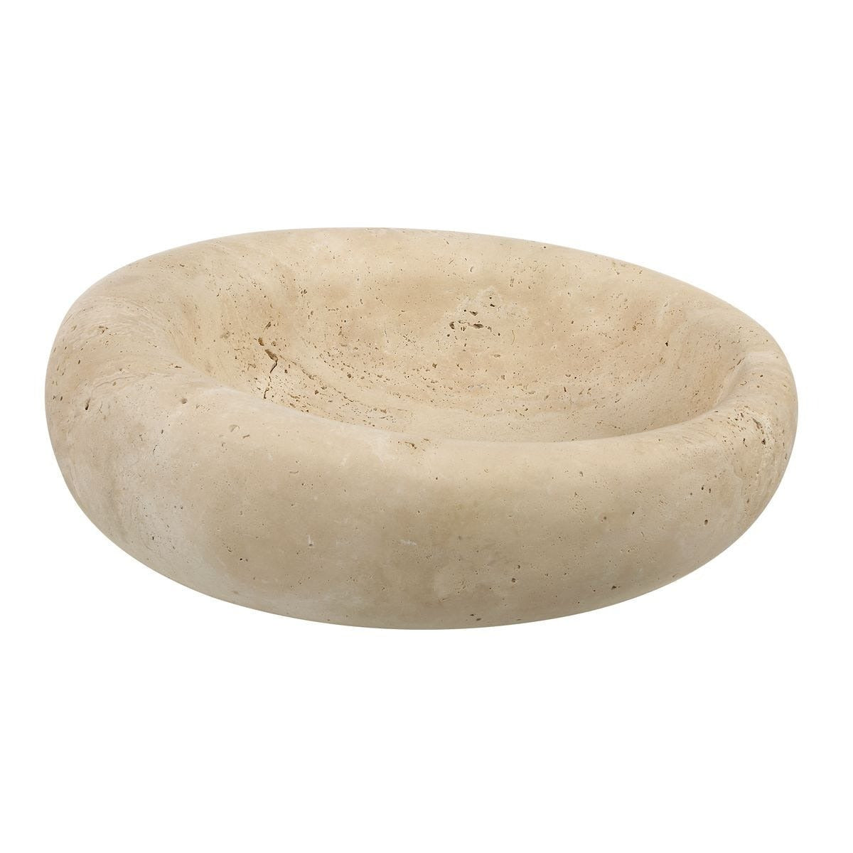 Uttermost Swaddle Bowl - Travertine Large